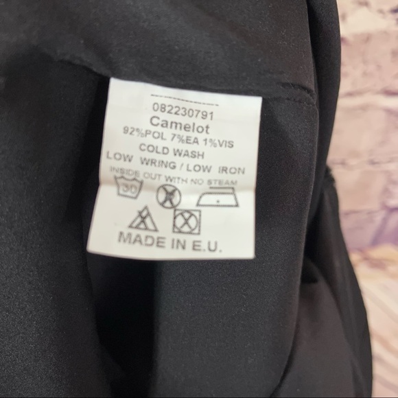 Camelot Black Stripe Annarlette Sleeveless Formal Dress - Picture 7 of 11